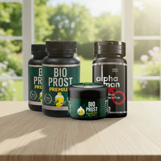 2 Bio Prost + 1 Alpha Man + 1 Gel Retardante